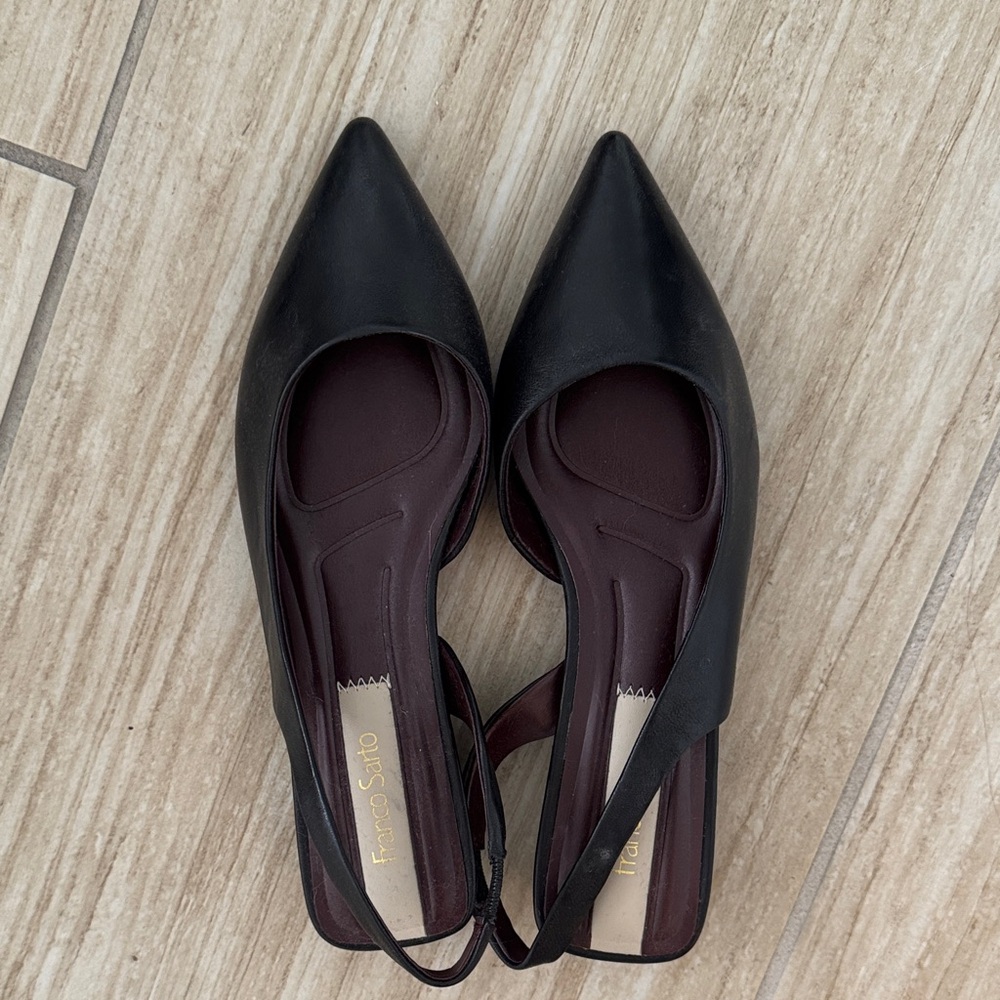 Franco Sarto Black Pointed Heels